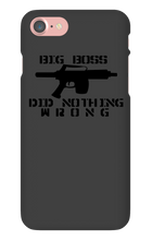 Big Boss Did Nothing Wrong iPhone Phone Case