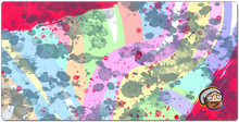 Rhyno's Splatter Pastel XXLGaming Mouse Pad