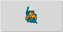 bendystrawtiger XXL Gaming Mousepad