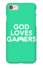 God Loves Gamers iPhone Case
