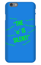 Silent "e" iPhone Phone Case