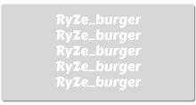 ryze_burger XXL Gaming Mousepad