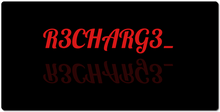 r3charg3_ XXL Gaming Mousepad
