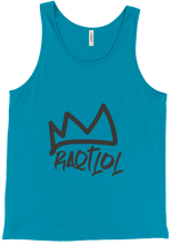 camiseta tirantes logo negro raqtlol