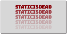 staticisdead XXL Gaming Mousepad