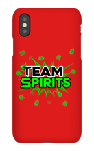 Team Spirits Green Theme iPhone Phone Cases