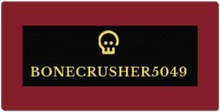 BONECRUSHER5049 Skull logo XXL Gaming Mousepad