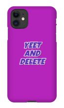 blade442211 yeet and delete iPhone Phone Cases