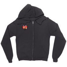 BasHFisH Herz Zip Up Hoodie
