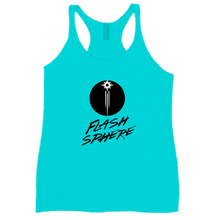 Flash Sphere Black Logo Women Racerback