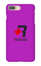 RESCUEE iPhone Case Black and Red Logo