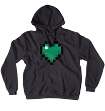 Teal Heart Hoodie