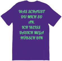 T-Shirt mit rückenschrift