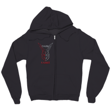 Zip-Up-Hoodie Dark Rabbit Head