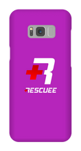 RESCUEE Samsung Phone Case White and Red Logo