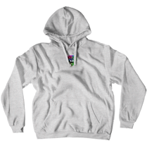 Rainbow Mid-Logo Hoodies (No-Zip/Pullover)