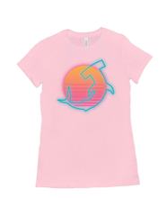 Neon Shark Logo Women’s T-shirt