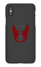 BU UPE Gray Letters iPhone Case