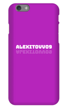 alexitovv09 iPhone texto blanco