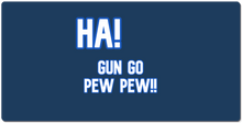 Pew Pew XL mousepad