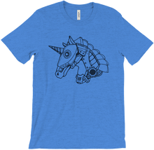 sTeampUnk uNicorn-in Black (T-Shirt)