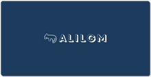 alilgm white logo XXL Gaming Mousepad