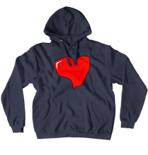 Rad-B BIG Heart Hoodies (No-Zip/Pullover)