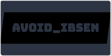 avoid_ibsen XXL Gaming Mousepad
