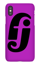 drumfacejames iPhone Case (Black Logo)