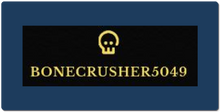 BONECRUSHER5049 Skull logo XXL Gaming Mousepad