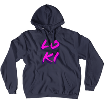 Pink Loki Hoodie (No-Zip/Pullover)