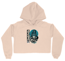 DeathRattle Womens Cropped Hoodie