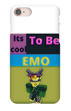 Its Cool To Be EMO iPhone Case(Color Bright  FTX)