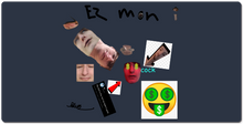 EZ MONI MOUSEPAD HOLY SMOKES INSANE WOW CRAZY