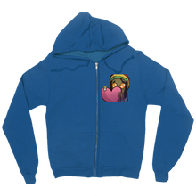 rasta_zombies Zip Up Hoodie