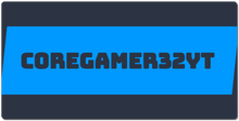 coregamer32yt XXL Gaming Mousepad