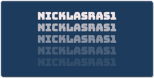 nicklasras1 XXL Gaming Mousepad