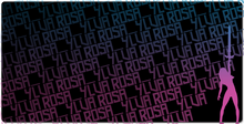 Rosa_Ylva XXL Gaming Mousepad - Channel Colours