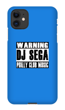 DJ Sega Warning iPhone Case