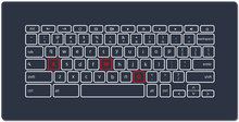 AMG XXL Gaming Mousepad with AMG Keyboard