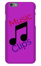 music clips iPhone Phone Cases