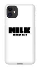 Milk iPhone Phone Cases