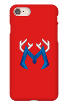 Blue logo iPhone Phone Cases