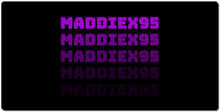 maddiex95 XXL Gaming Mousepad