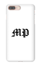 MP white iPhone Phone Cases