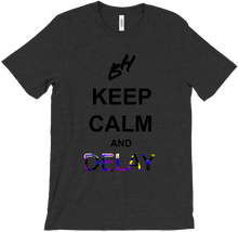 Keep calm and delay (black)