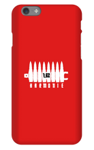 7,62 Harmonie iPhone Phone Cases Logo weiß