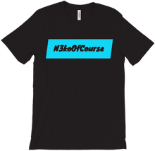 N3koOfCourse Tee (Aqua Text)