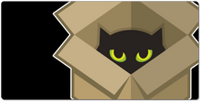 Schrodember Cat Box Logo XXL Gaming Mousepad