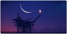 Rust Oil Rig XXL Gaming Mousepad